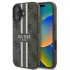Image de Guess 4G Printed Stripes MagSafe - Coque iPhone 16 (marron)