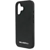 Image de Karl Lagerfeld Coque matelassée PU pour iPhone 16 avec design luxe Noir