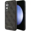 Image de Guess Coque pour Samsung Galaxy S24 FE Saffiano avec Motif 4G et Logo en Métal Noir