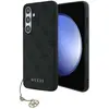 Image de Guess Coque pour Galaxy S24 FE Antichocs avec Motif 4G et Breloque Décorative Noir
