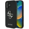 Image de Coque Guess Grained Big 4G Logo Small Classic Logo pour iPhone 16 (noir)
