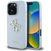 Image de Coque Guess Grained Big 4G Logo Small Classic Logo pour iPhone 16 Pro Max (bleu)
