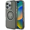 Image de Coque Guess IML Metal Mountain Logo MagSafe pour iPhone 16 Pro Max (noir)