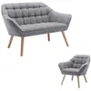 Image de VENTE-UNIQUE CASERTA - Tissu gris