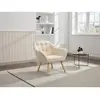 Image de VENTE-UNIQUE Fauteuil CASERTA - Beige