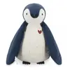 Image de Kaloo peluche manchot avec lange en coton