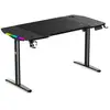 Image de Bureau Gaming Spirit of Gamer 140cm Bois avec LED RGB et Réglage de Hauteur en occasion ou reconditionné