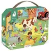 Image de Janod Puzzle enfant ferme 24 pièces