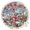 Image de Janod Puzzle d’observation rond Pompiers - 208 pièces