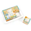 Image de Juratoys-janod Barquette 6 cubes bois - Couleurs douces