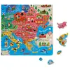 Image de Janod puzzle carte d'Europe magnétique bois