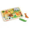 Image de Janod puzzle en bois chunky animaux du zoo