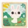 Image de Janod Puzzle enfant Lapin blanc - 9 pièces