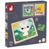 Image de Janod puzzle en bois trio animaux