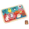 Image de Janod puzzle chunky en bois animaux