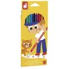 Image de Juratoys-janod Crayons de couleur effaçables - x12