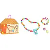 Image de 4 petits bijoux en bois à créer - petits chats