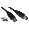 Image de MCL Cordon USB 3.0 Type A/B 3m - Noir