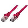 Image de MCL Cordon de brassage RJ45 CAT 6A rouge 2 m