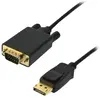 Image de Mcl Câble DisplayPort vers VGA - 1,5 m - Noir
