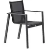 Image de Paris prix Fauteuil de jardin empilable - Gris anthracite & noir