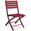Image de Paris prix Chaise de jardin pliante - Rouge carmin