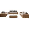 Image de Paris garden Salon bas de jardin 6 places - Marron