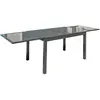 Image de Dcb garden Table de jardin alu verre - Gris anthracite