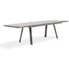 Image de Paris prix Table de jardin extensible - Gris anthracite