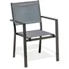 Image de Paris prix Fauteuil de jardin empilable - Gris anthracite