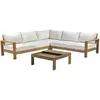 Image de Dcb garden salon de jardin d'angle - Marron