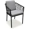 Image de Paris prix fauteuil de jardin empilable - Gris anthracite