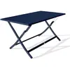 Image de Paris prix Table de jardin ronde pliante - Bleu marine