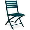 Image de Paris prix Chaise de jardin pliante - Bleu canard