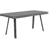 Image de Dcb garden table de jardin rectangulaire - Gris anthracite