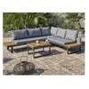 Image de Dcb garden salon de jardin bas - Gris anthracite et acacia