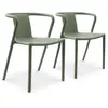 Image de Paris prix lot de 2 fauteuils de jardin - Vert olive