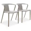 Image de Paris prix lot de 2 fauteuils de jardin empilables - Sable