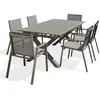 Image de Paris prix Ensemble table jardin + 6 fauteuils - Taupe