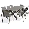 Image de Paris prix Ensemble table jardin + 8 fauteuils - Taupe