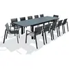 Image de Paris prix Ensemble table et fauteuils de jardin - Gris anthracite