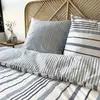 Image de Parure housse de couette 100% coton lyocell 57fils calanque