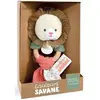 Image de Hochet Lion avec Anneau en Bois