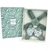 Image de Doudou et compagnie doudou lapin en tissu - Vert