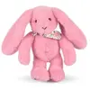 Image de Peluche lapin rose 25 cm - Lapin Fleurette