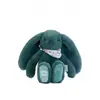 Image de Peluche lapin vert 25 cm - Lapin Fleurette