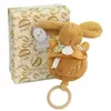Image de Lapin doudou - Boite a musique ocre