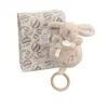 Image de Lapin doudou - Boite a musique Beige
