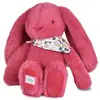 Image de Peluche lapin fleurette fuchsia - 25 cm - Doudou et Compagnie