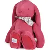 Image de Peluche lapin fleurette fuchsia - 50 cm - Doudou et compagnie
